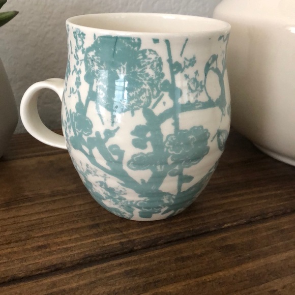 Anthropologie S Monogram Floral Mug - Picture 3 of 4